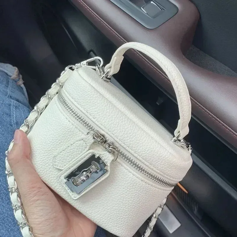 Fashion Box Canvas Shoulder Crossbody Bag