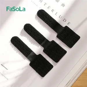 FaSoLa 3M Adhesive Hook and Loop Fasteners - 5 Rectangular & 5 Round Pieces