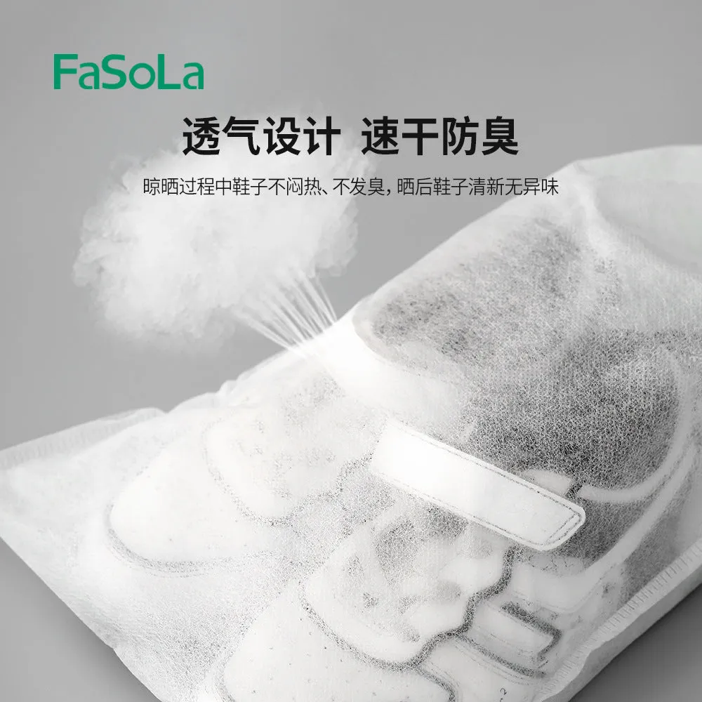 FaSoLa Non-Woven Anti-Yellowing Shoe Bags - Small, White, 24*38cm, Pack of 10