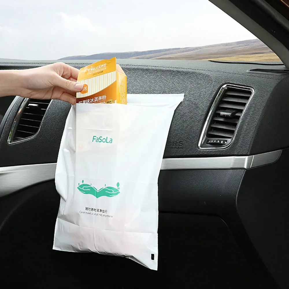 FaSoLa Vehicle Garbage Bags White - 5 Pieces