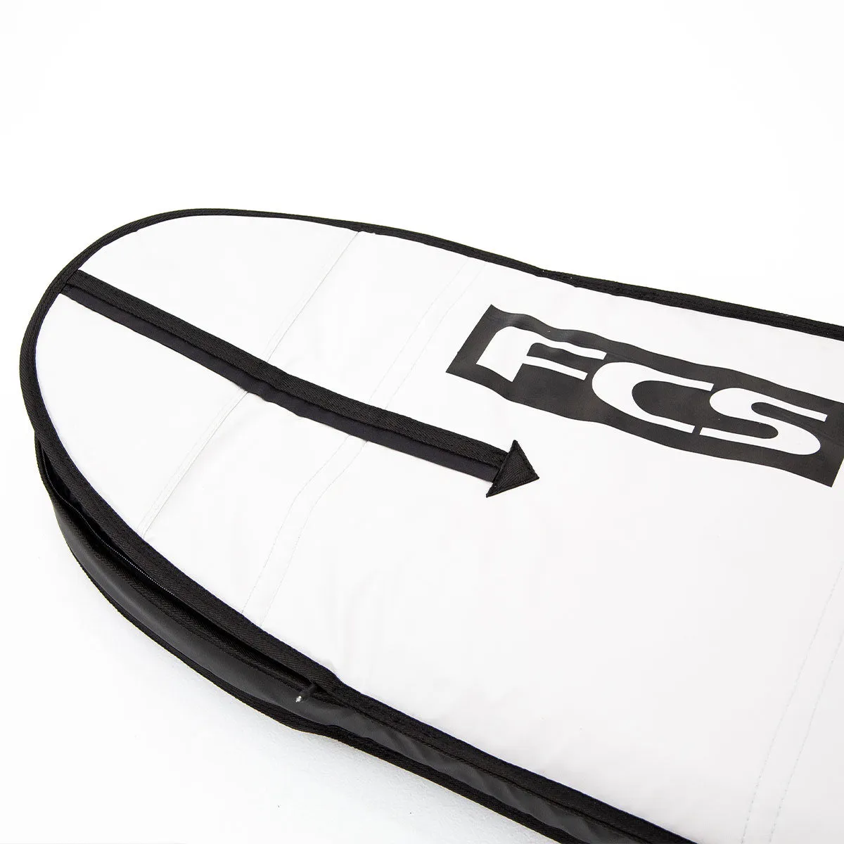 FCS TRAVEL 2 FUNBOARD COVER 7'0" - BLACK/GREY