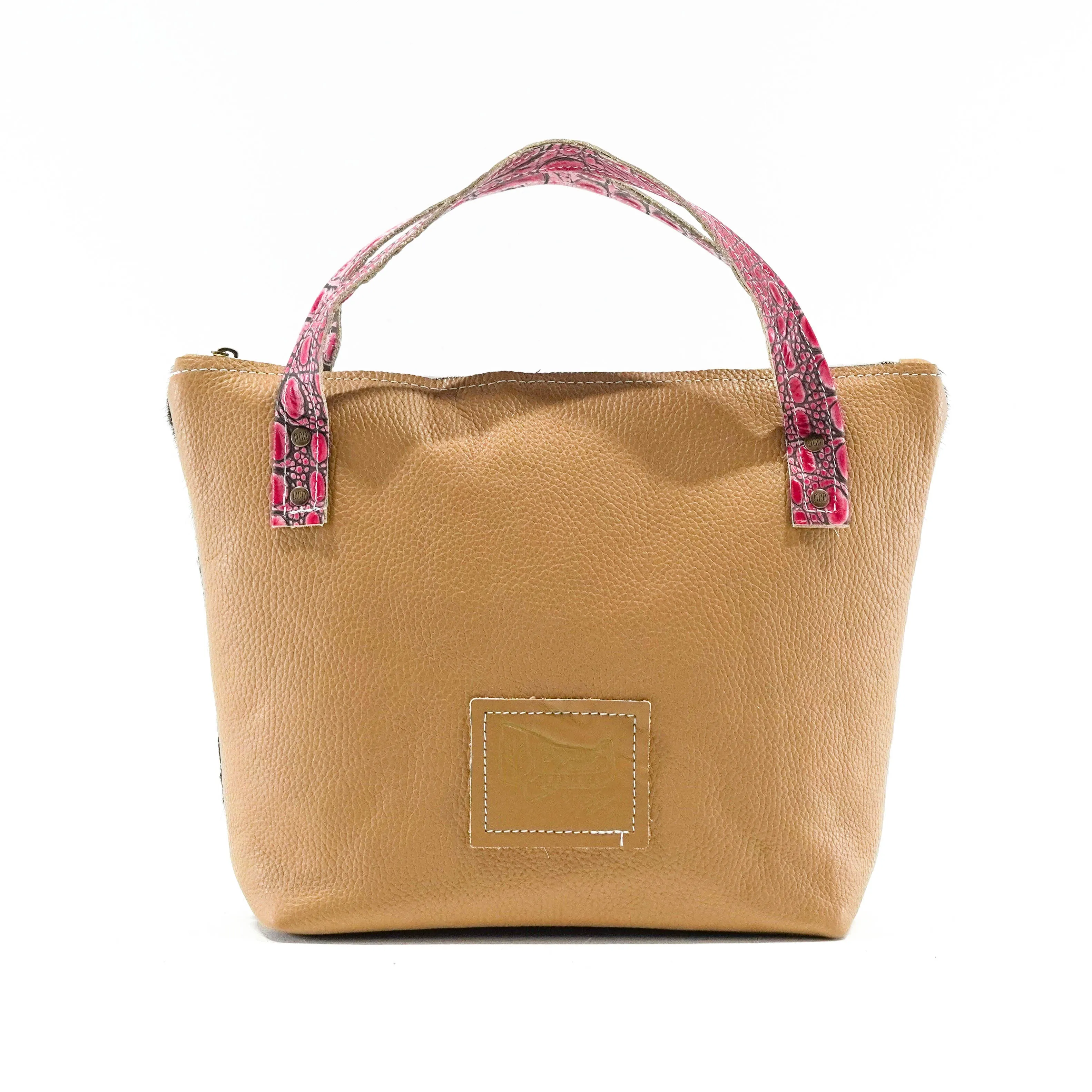Feed Bag - Brindle w/ Barbie Croc