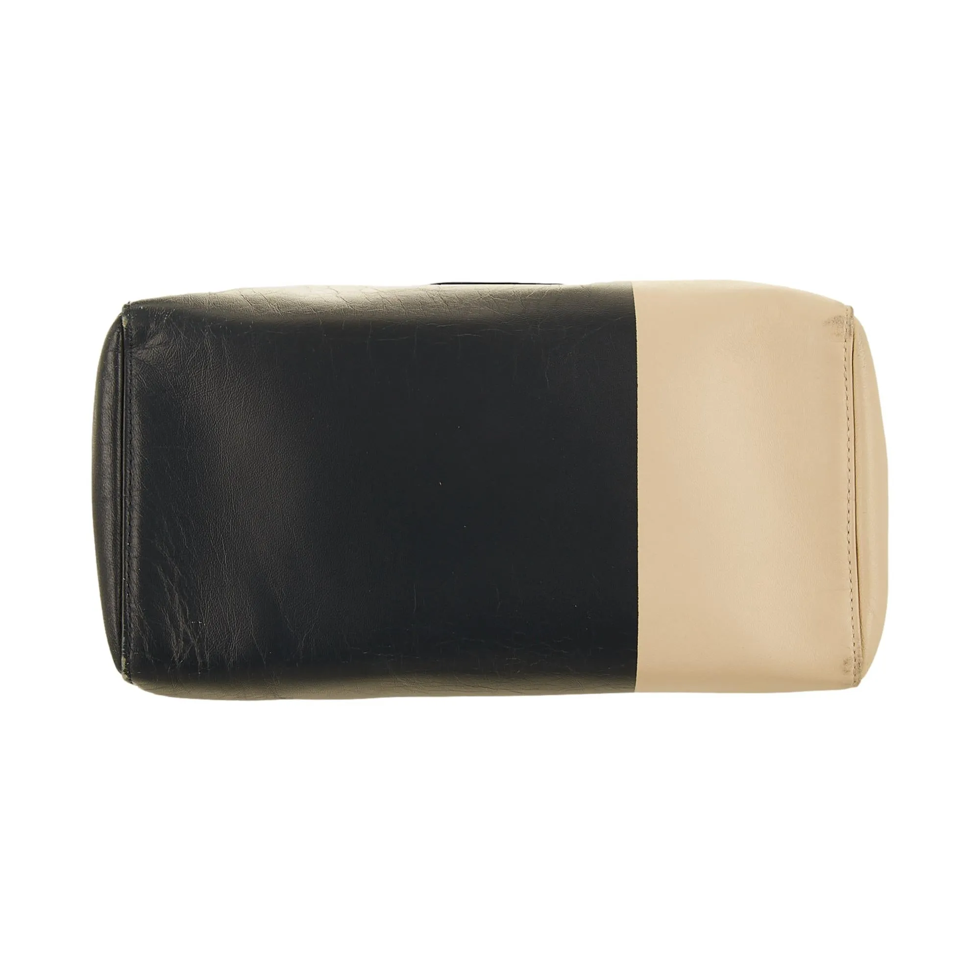 Fendi Navy Blue Structured Shoulder Bag
