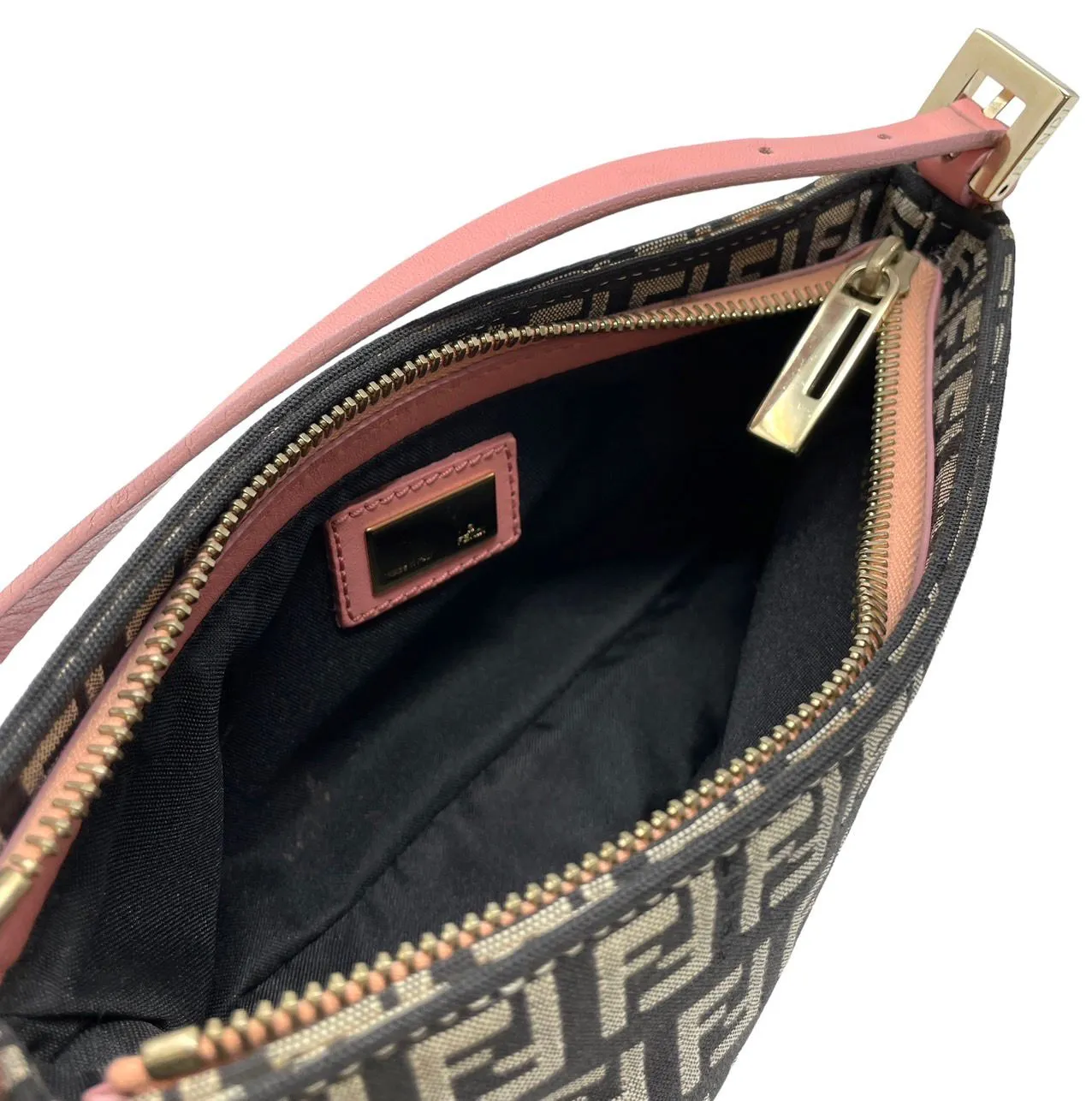 Fendi Pink Monogram Shoulder Bag