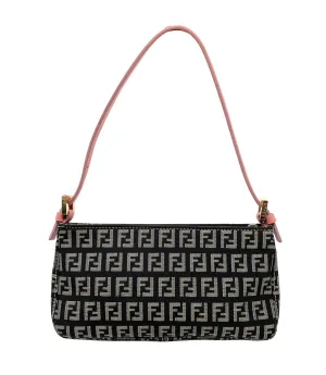 Fendi Pink Monogram Shoulder Bag