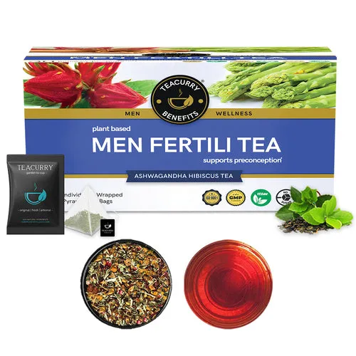 Fertility Tea For Men - Natural Men Fertility Tea for Preconception with Diet Chart
