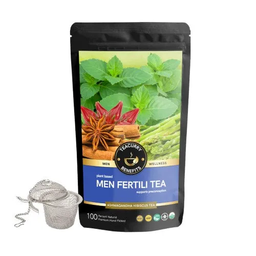 Fertility Tea For Men - Natural Men Fertility Tea for Preconception with Diet Chart