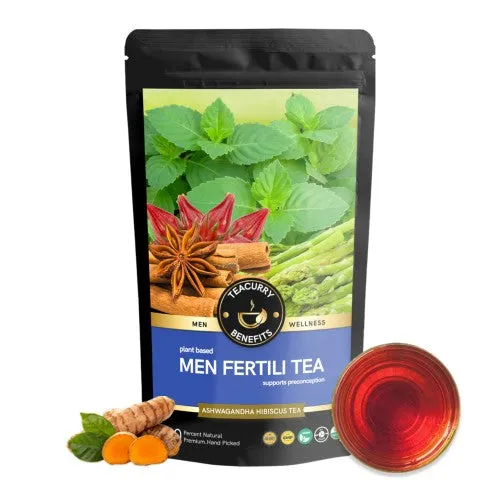 Fertility Tea For Men - Natural Men Fertility Tea for Preconception with Diet Chart