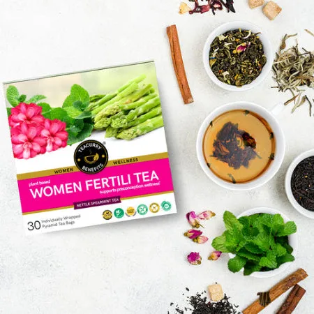 Fertility Tea For Women - Women Fertility Tea for Preconception with Diet Chart