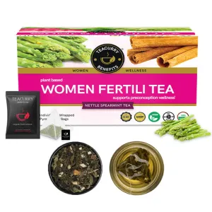 Fertility Tea For Women - Women Fertility Tea for Preconception with Diet Chart