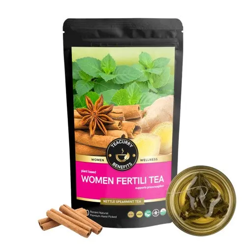 Fertility Tea For Women - Women Fertility Tea for Preconception with Diet Chart