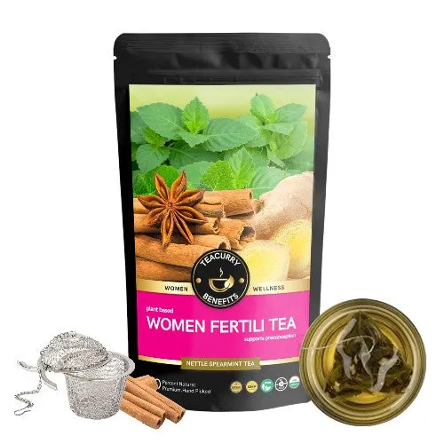 Fertility Tea For Women - Women Fertility Tea for Preconception with Diet Chart