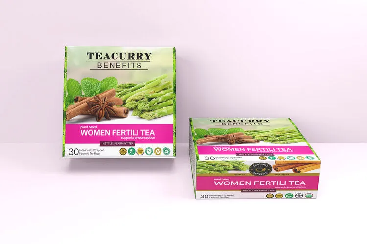 Fertility Tea For Women - Women Fertility Tea for Preconception with Diet Chart