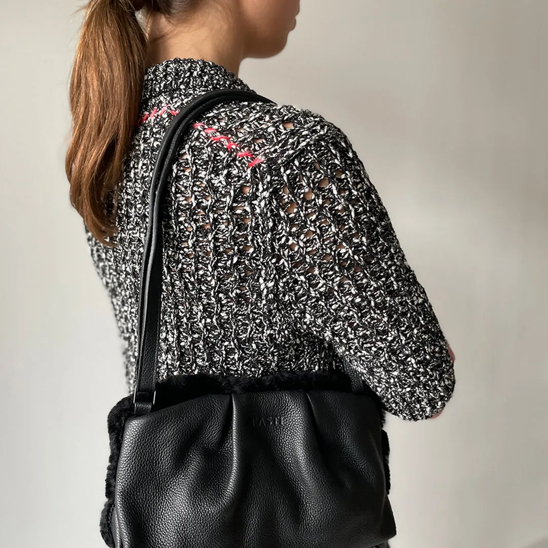 Fig bag small - shearly black
