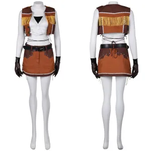 Final Fantasy Tifa Cowboy Suit Cosplay Costume Outfits Halloween Carnival Suit