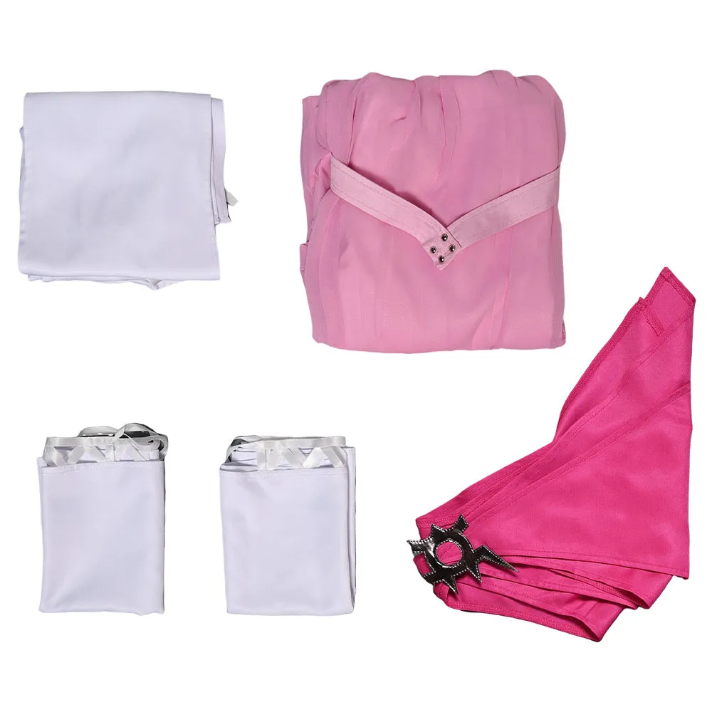 Final Fantasy VII Aerith Gainsborough Pink Suit Cosplay Costume Outfits Halloween Carnival Suit