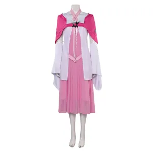 Final Fantasy VII Aerith Gainsborough Pink Suit Cosplay Costume Outfits Halloween Carnival Suit