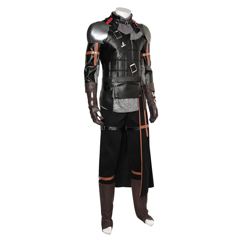 Final Fantasy XVI Clive Rosfield Black Suit Cosplay Costume Outfits Halloween Carnival Suit