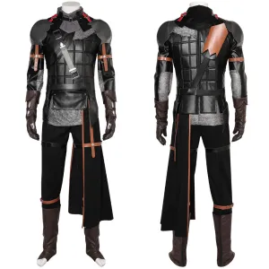 Final Fantasy XVI Clive Rosfield Black Suit Cosplay Costume Outfits Halloween Carnival Suit