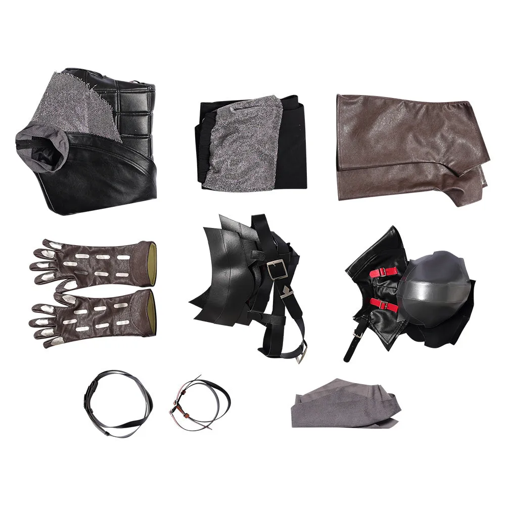 Final Fantasy XVI Clive Rosfield Black Suit Cosplay Costume Outfits Halloween Carnival Suit
