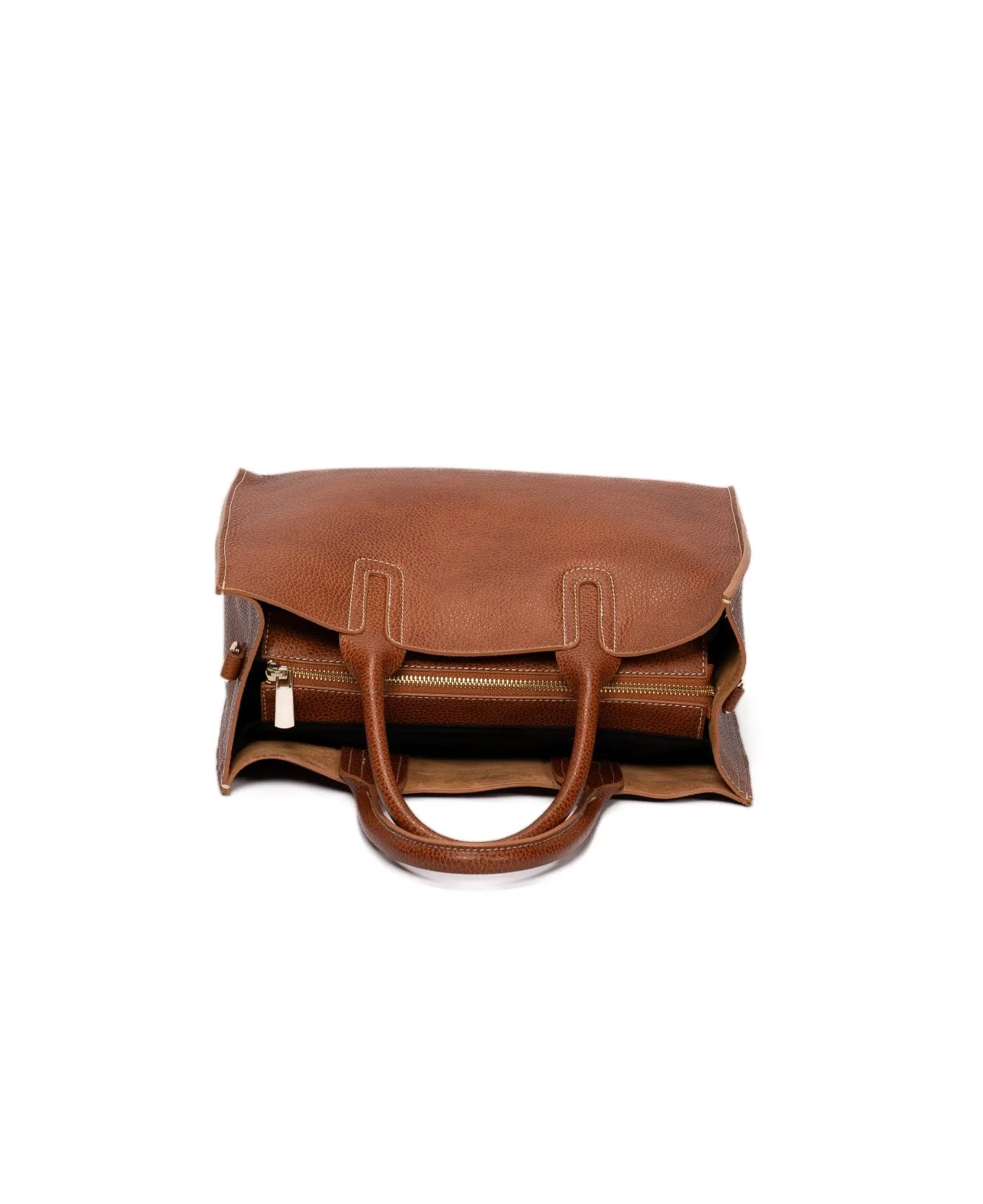 Florence Tote leather bag rust tan