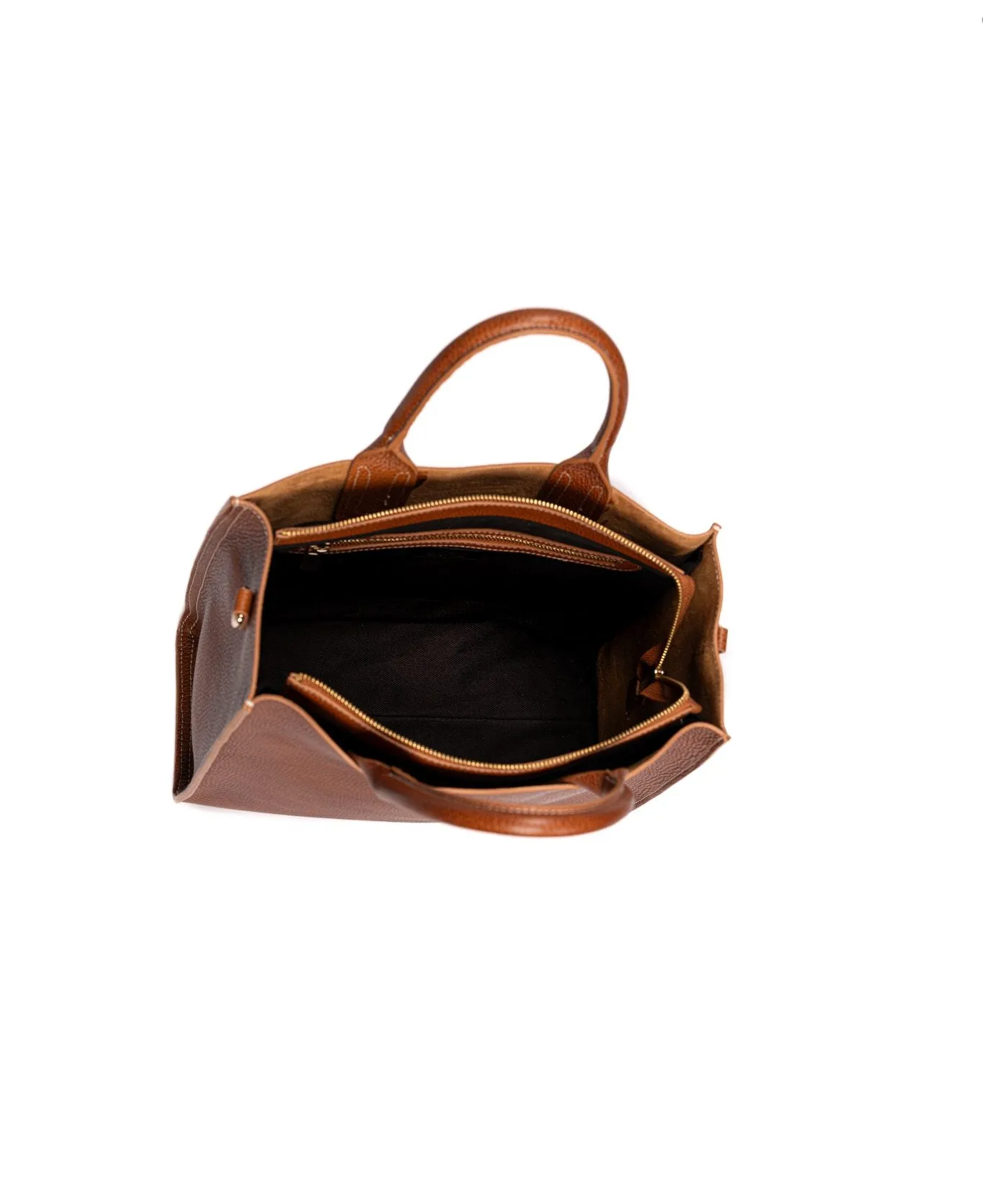 Florence Tote leather bag rust tan