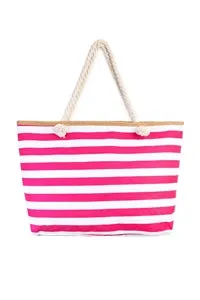 Fuchsia Jumbo Stripe Bag - Pack of 6