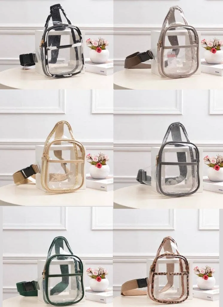 Game Day Stadium Clear Sling Bags: Navy