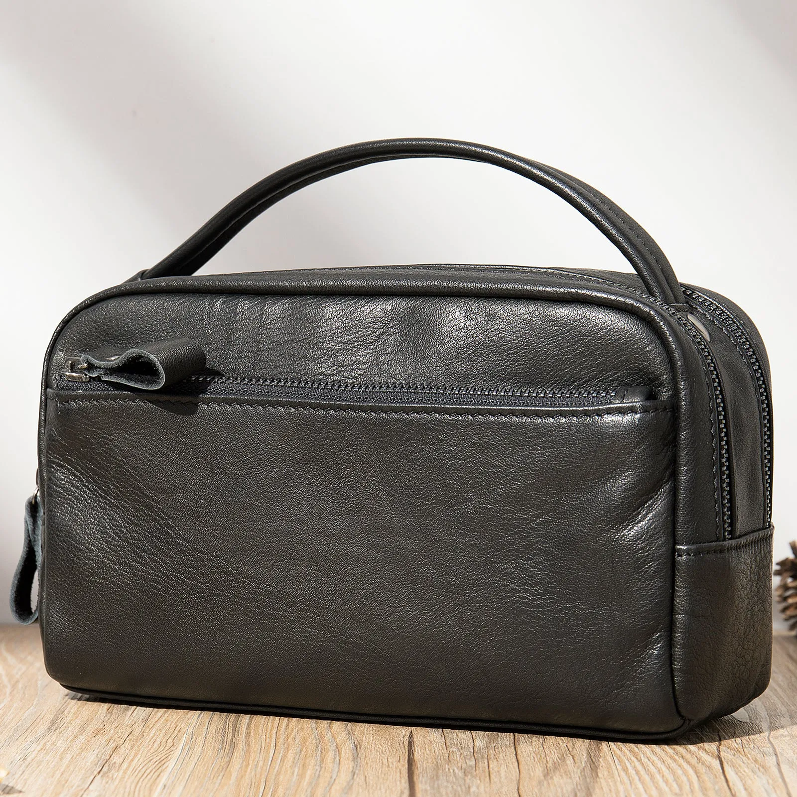Genuine Leather Toiletries Bag for Men   Marrant 7460 Real