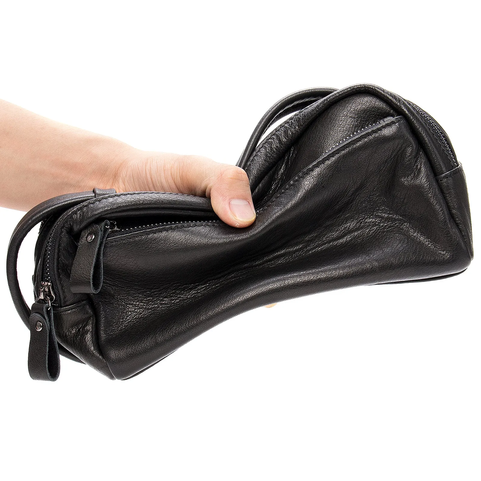 Genuine Leather Toiletries Bag for Men   Marrant 7460 Real