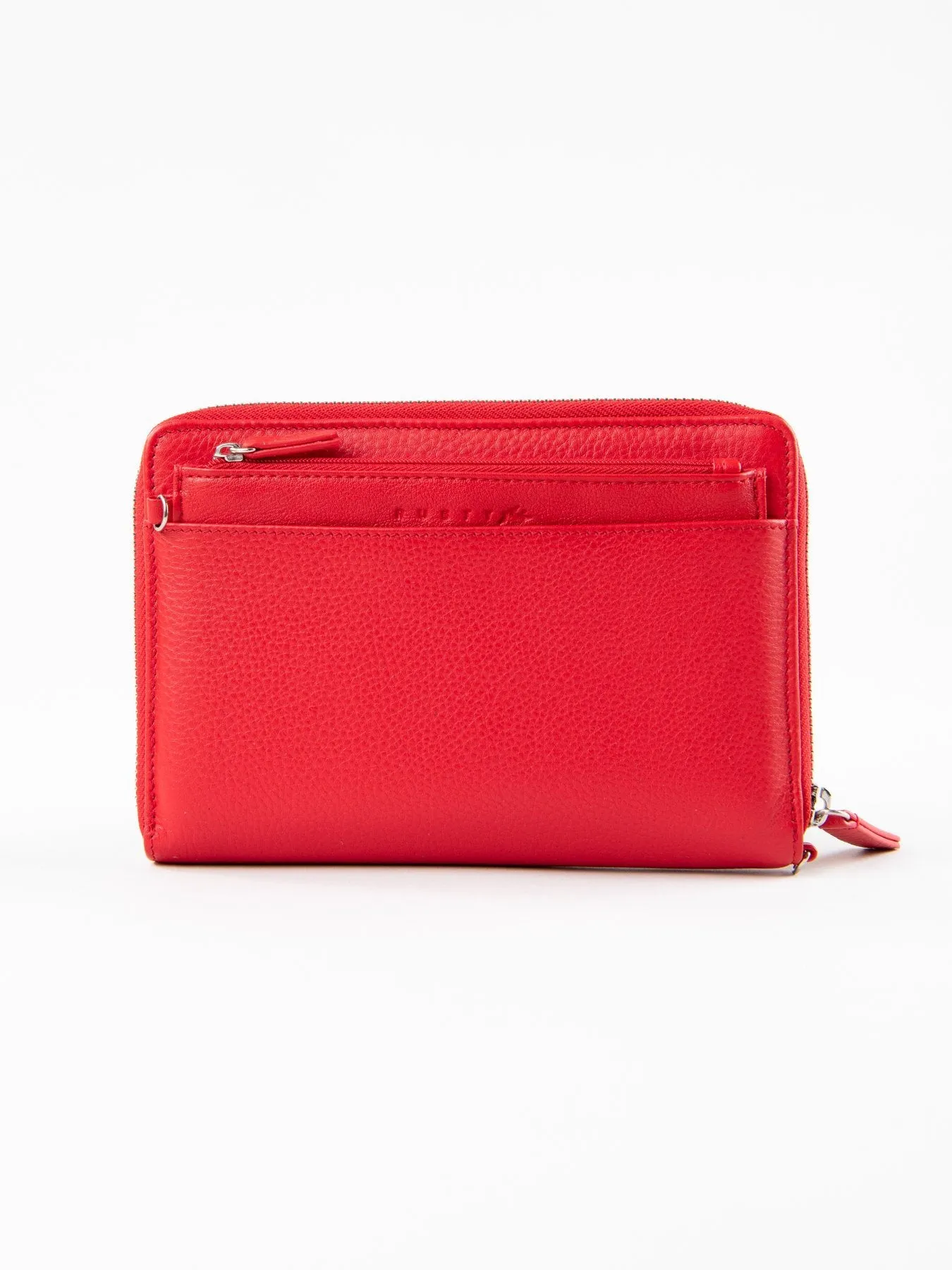 Getaway Leather Travel Wallet - Flame