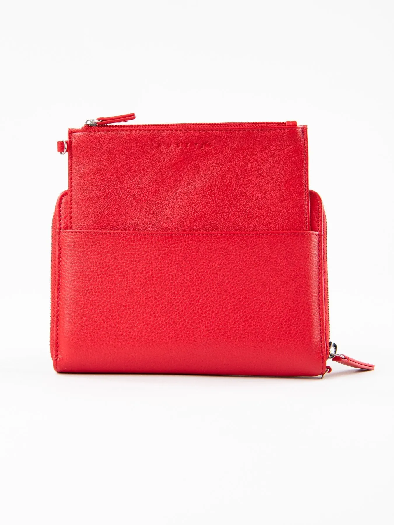 Getaway Leather Travel Wallet - Flame
