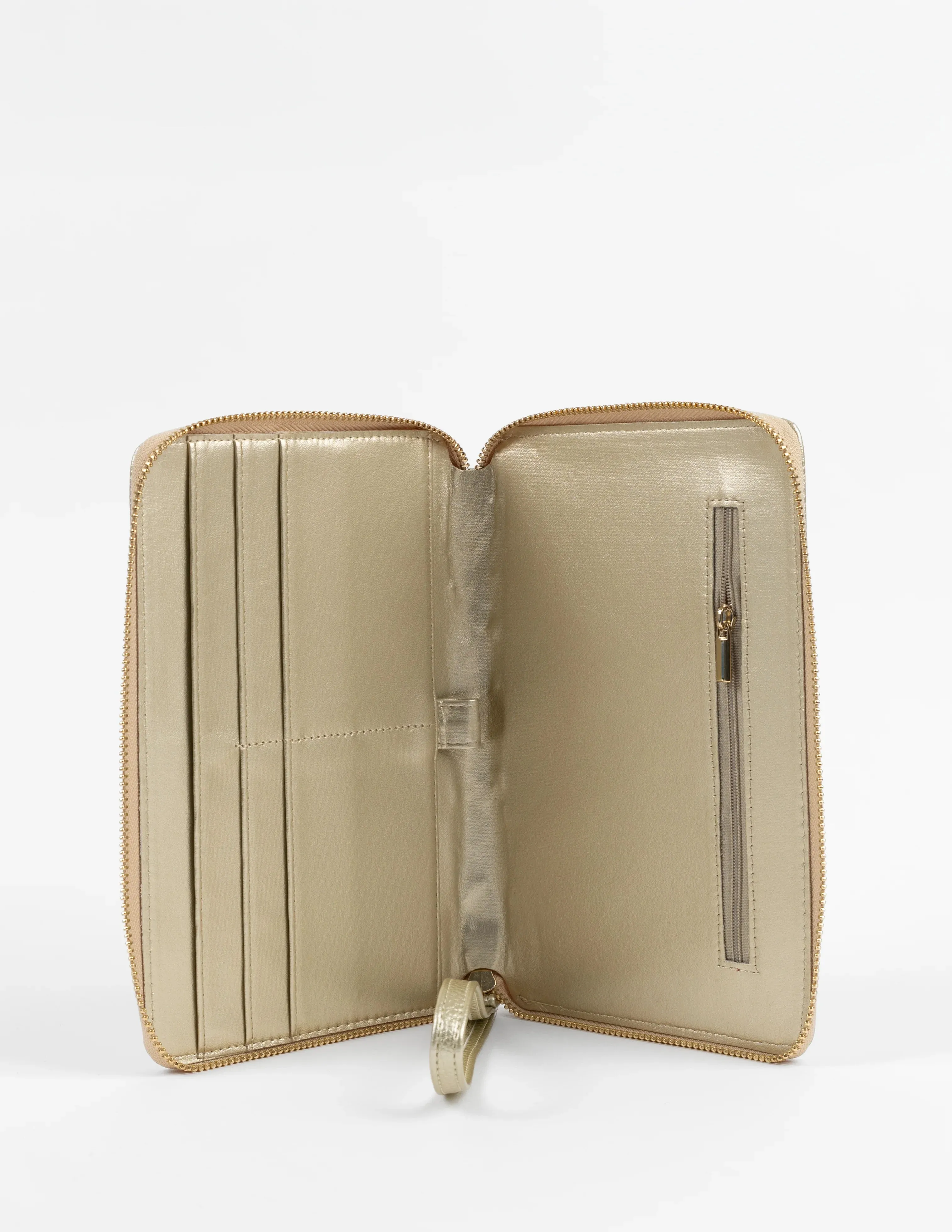 Getaway Travel Wallet - Gold