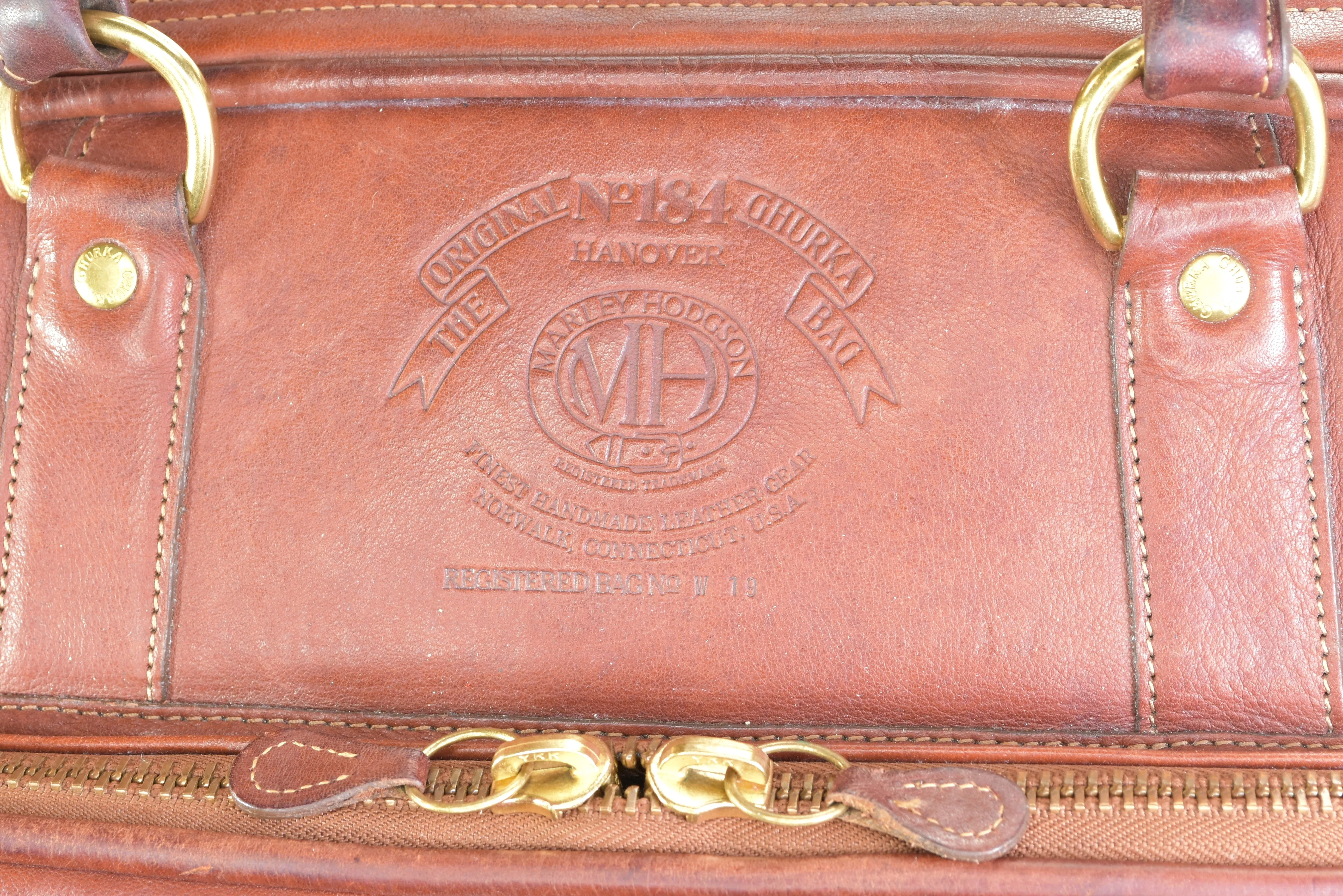 Ghurka Marley Hodgson Hanover No. 184 Chestnut Vintage Leather 38