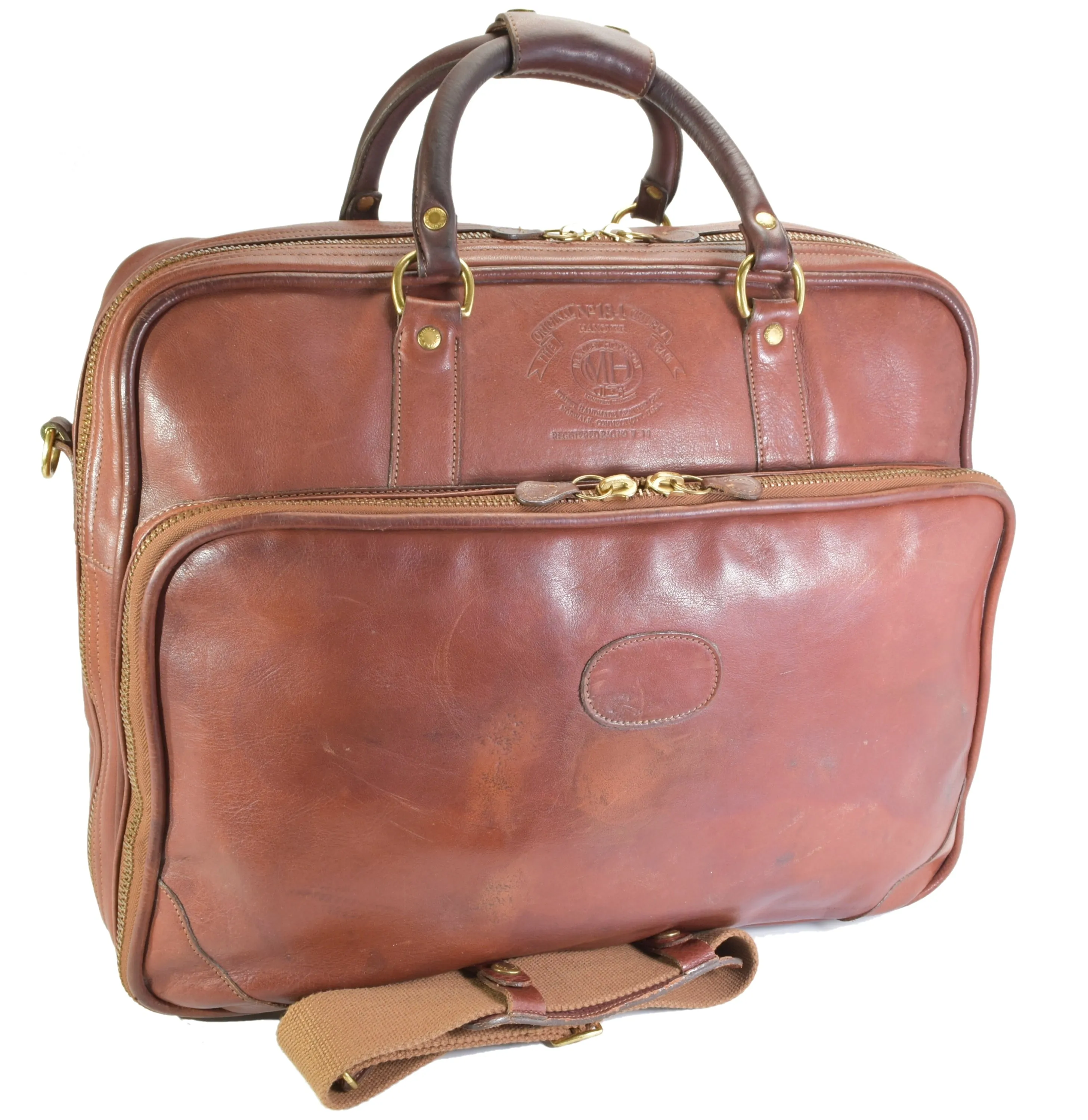 Ghurka Marley Hodgson Hanover No. 184 Chestnut Vintage Leather 38