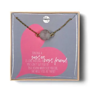 Gift for sister, Sisters gift, Sisters necklace, Necklace for sister, Sister necklace, Sister card, Sister birthday gift, Big sis, Lil sis