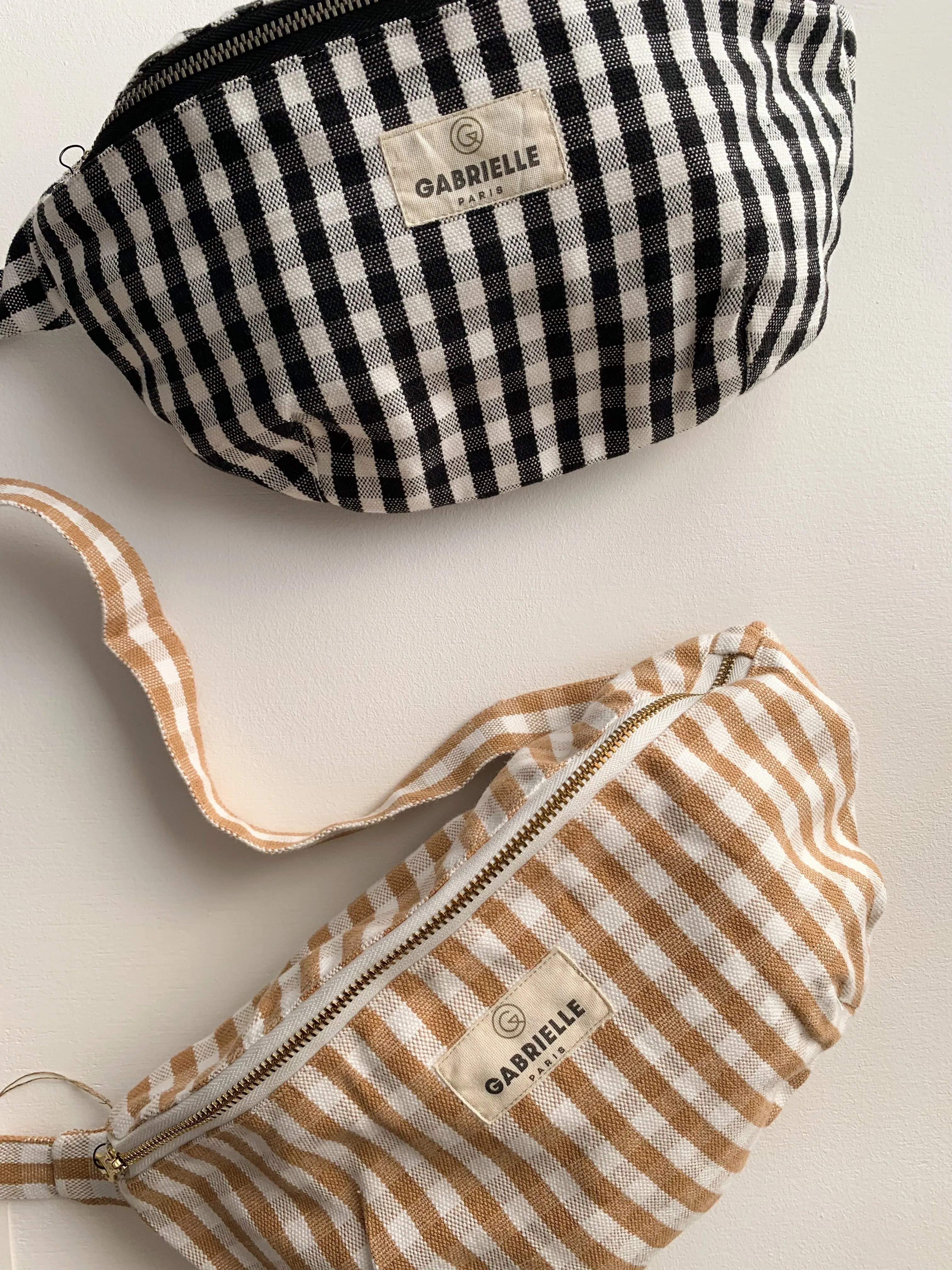 gingham waistbag ~ bolso riñonera vichy