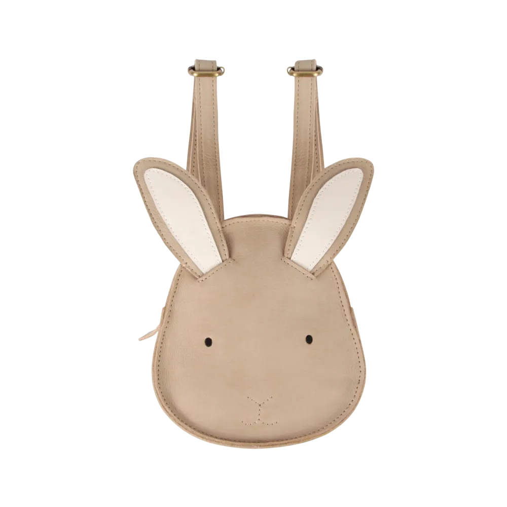 Girls Brown Bunny Backpack
