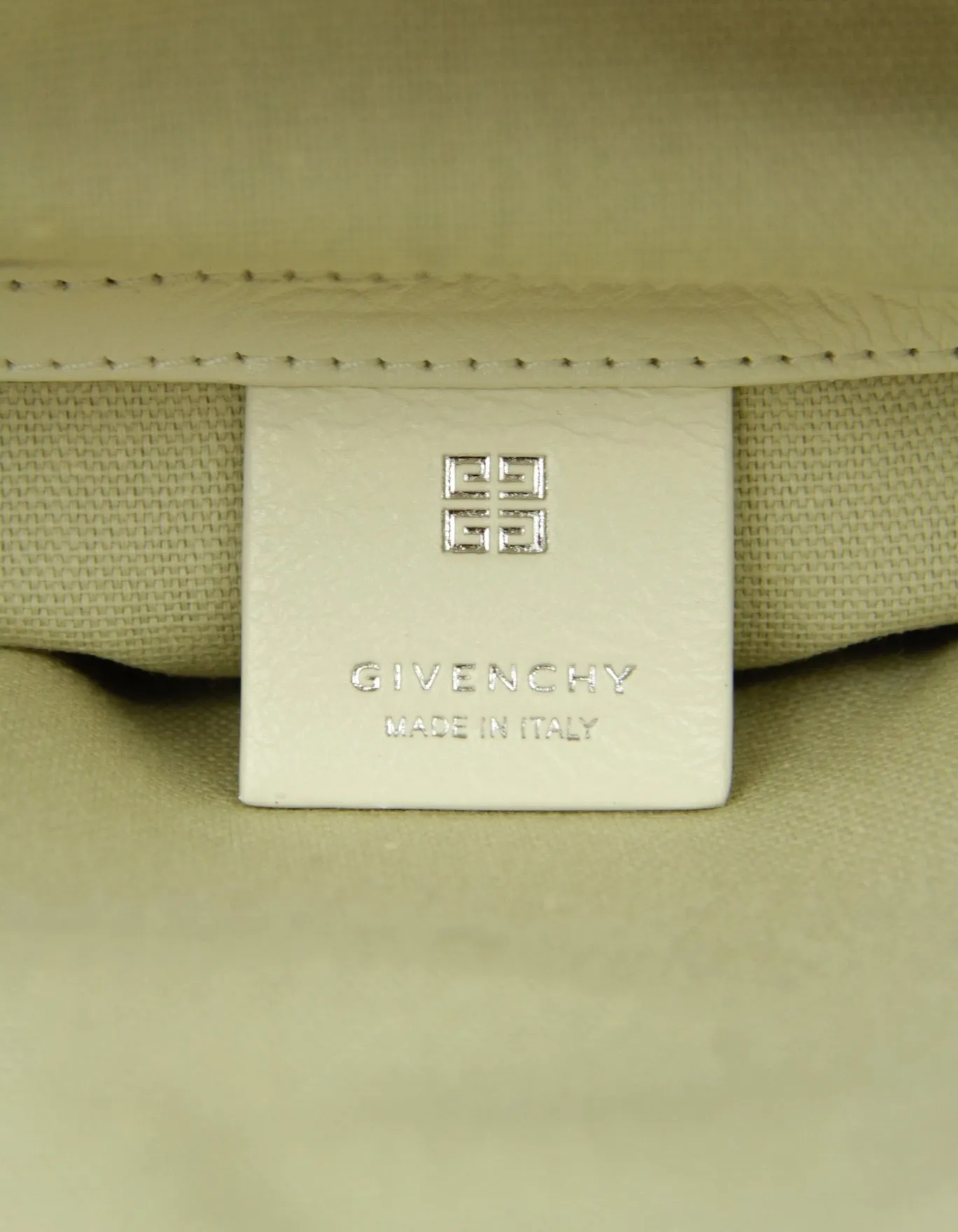 Givenchy Ivory Medium Voyou Shoulder Bag