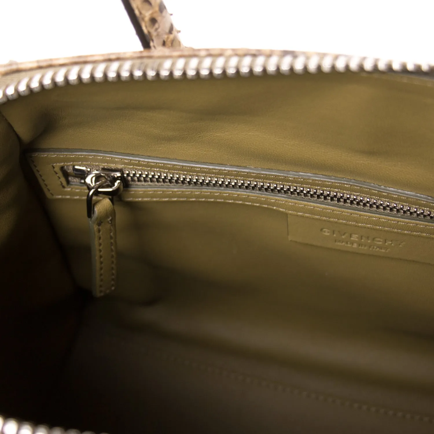 Givenchy Small Antigona Python Skin