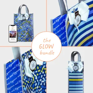 Glow Collection | Reusable Gift Bag   QR Greeting Card Bundle | 9 Pieces