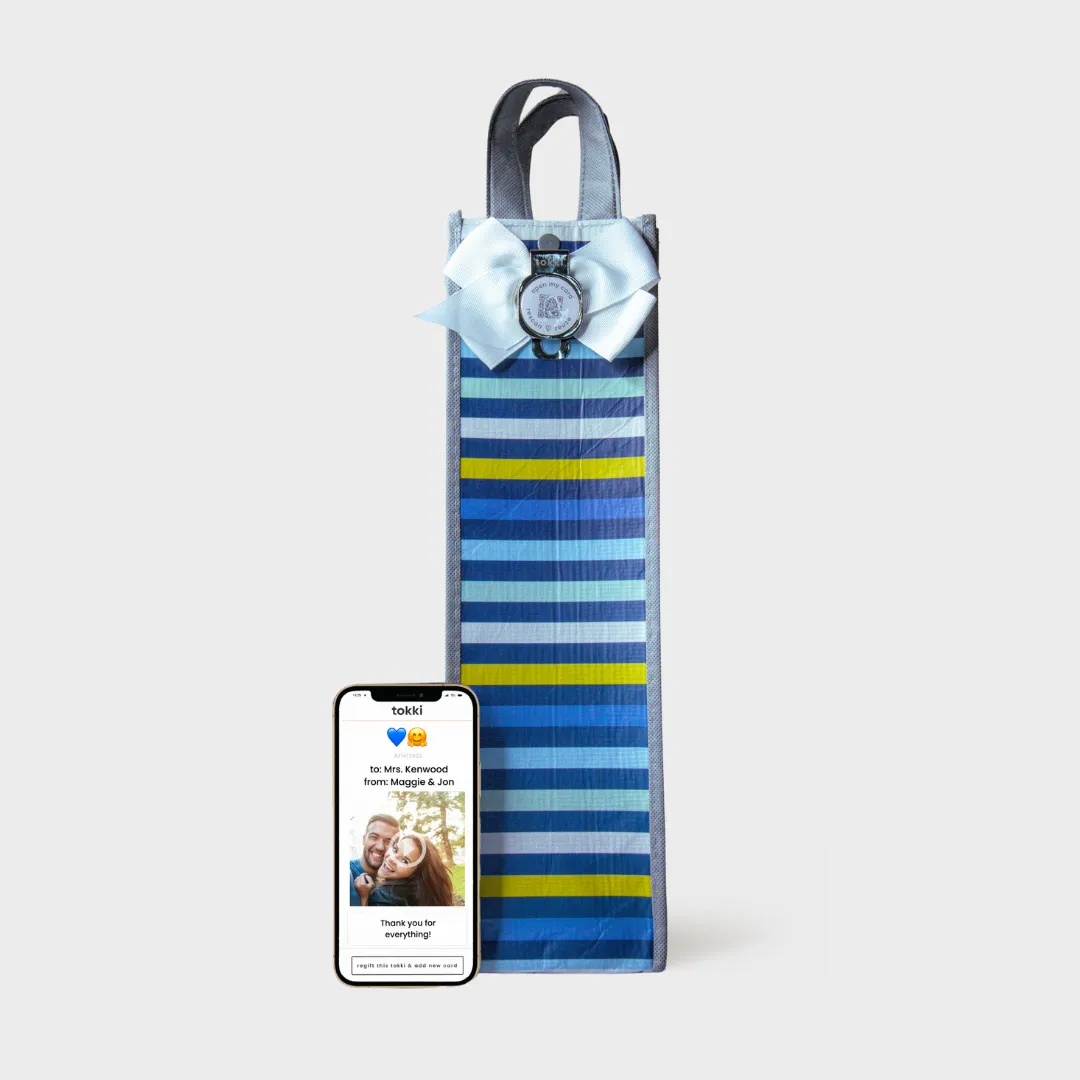 Glow Collection | Reusable Gift Bag   QR Greeting Card Bundle | 9 Pieces