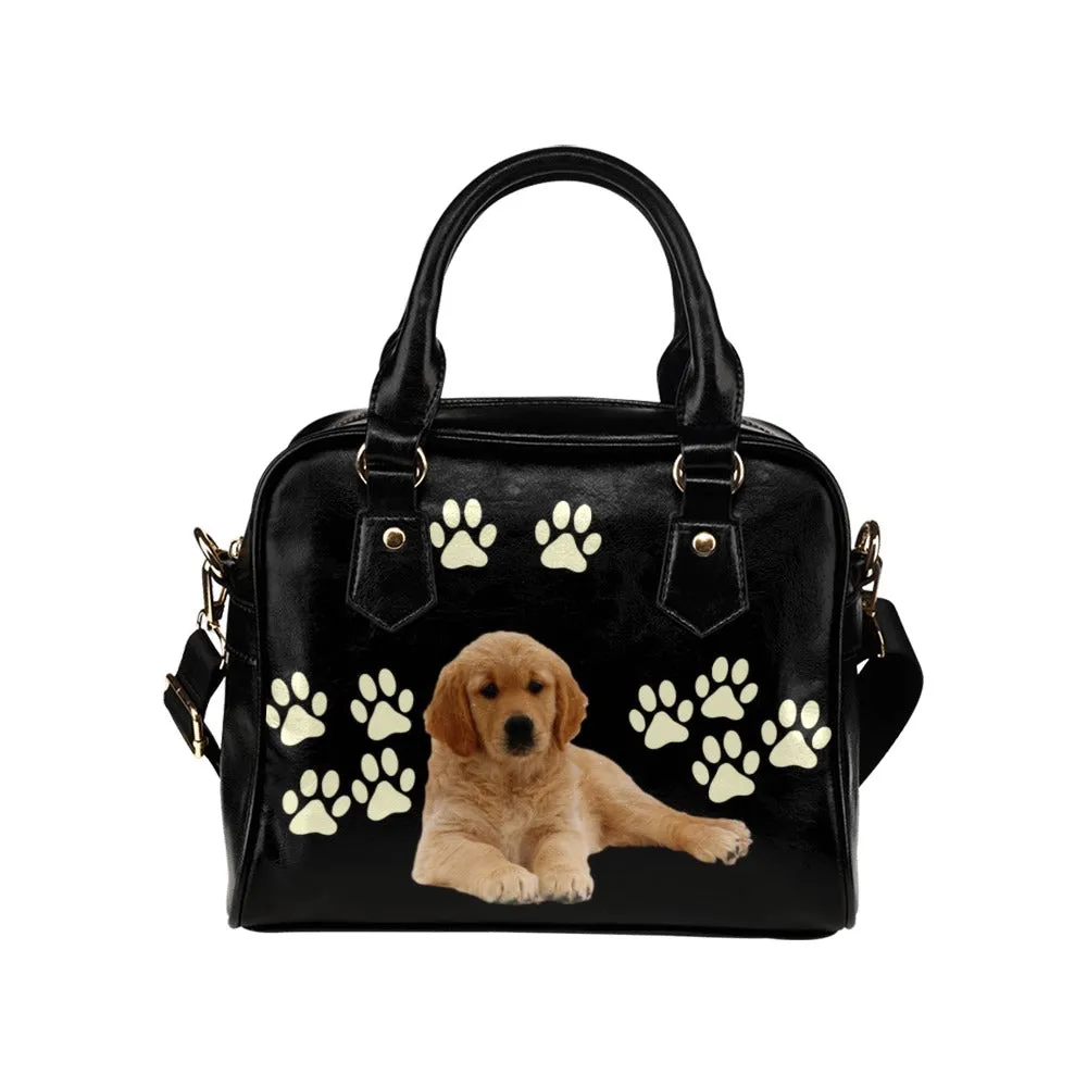 Golden Retriever Puppy Shoulder Bag