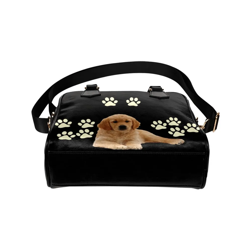 Golden Retriever Puppy Shoulder Bag