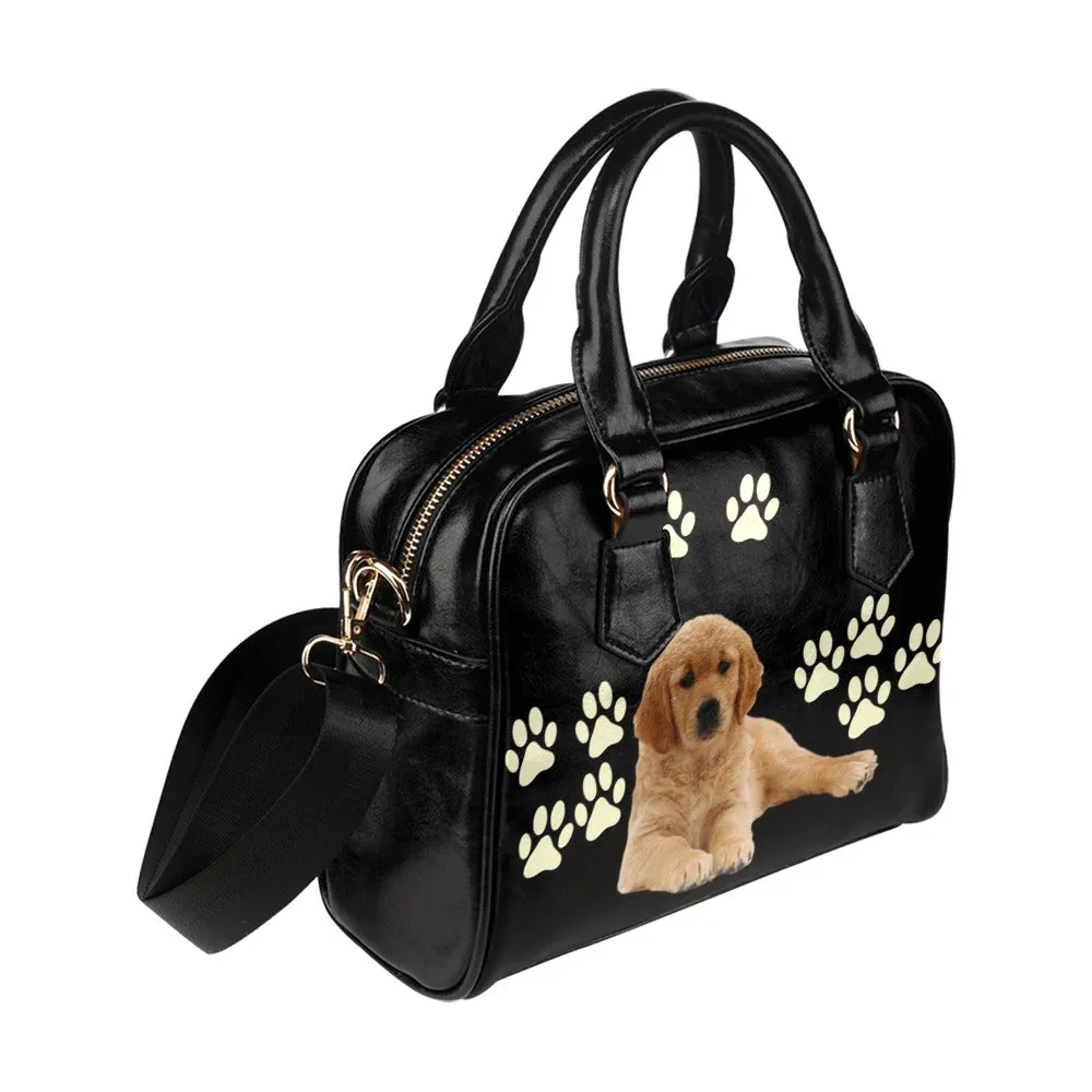 Golden Retriever Puppy Shoulder Bag