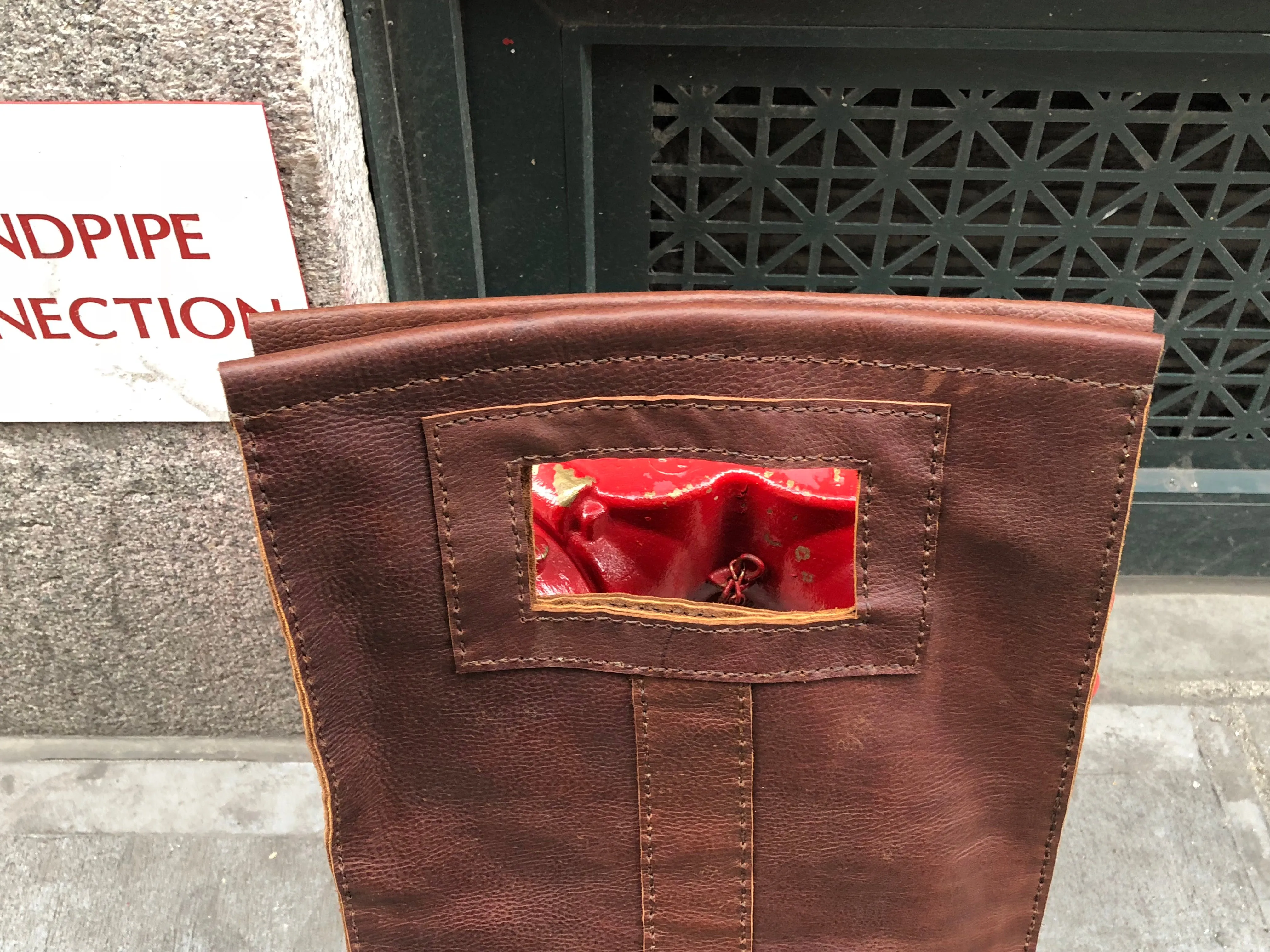 Grand Clutch / Large Foldover Clutch / Oversized Leather Clutch Bag / Made in New York