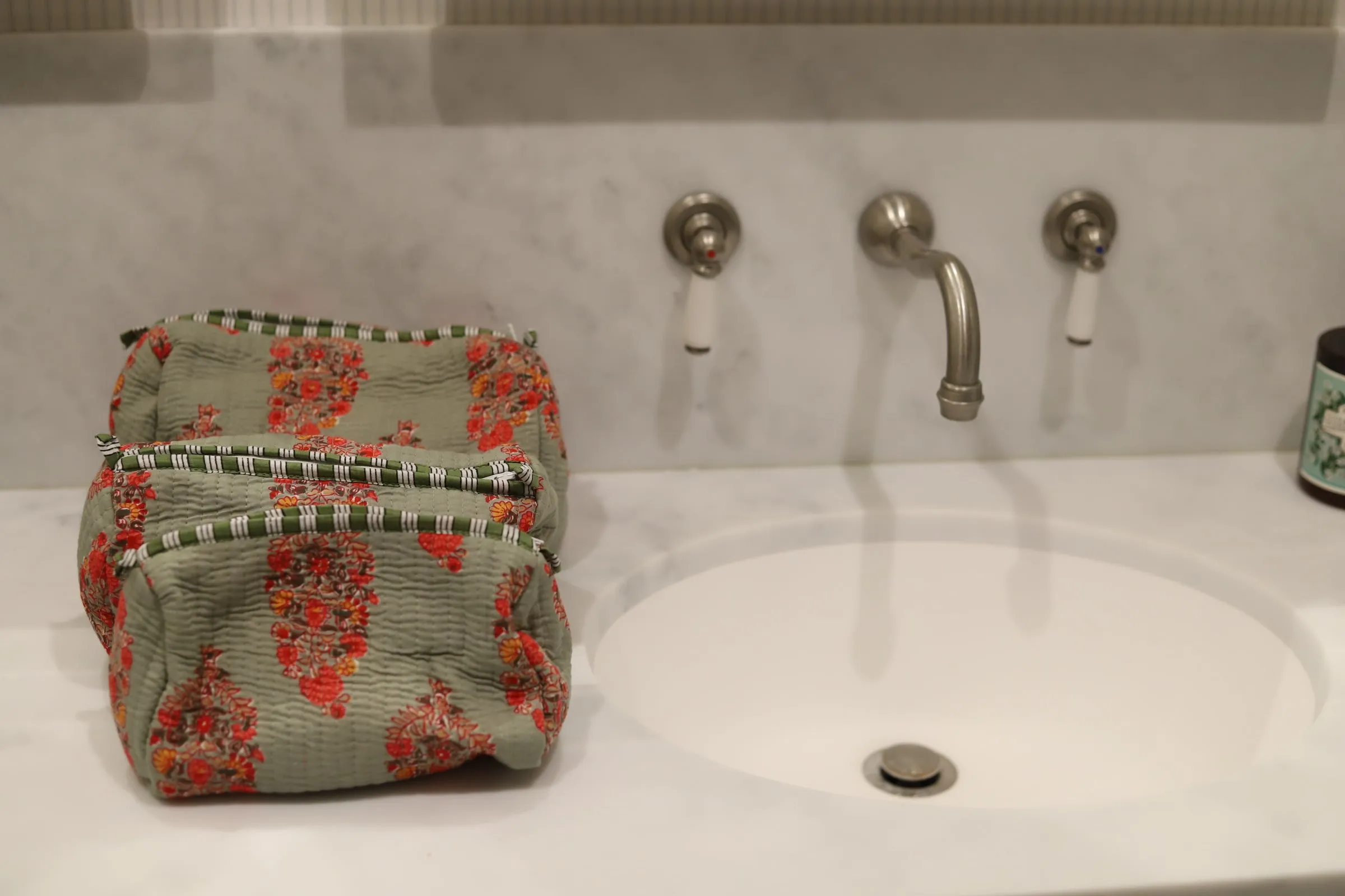 Green Lagoon Toiletry Bags