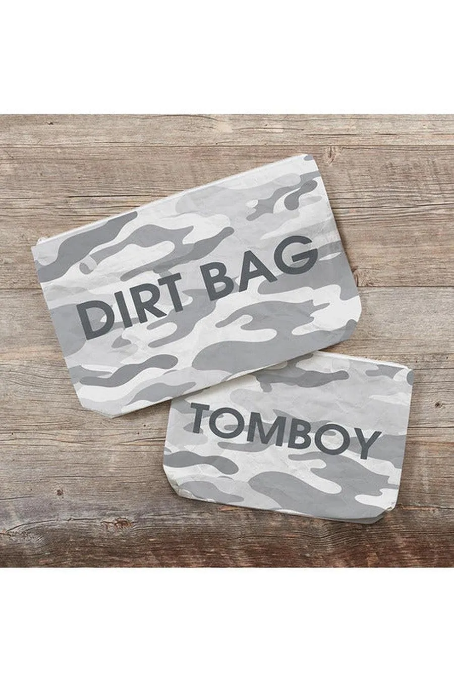 Grey Camo Pouch