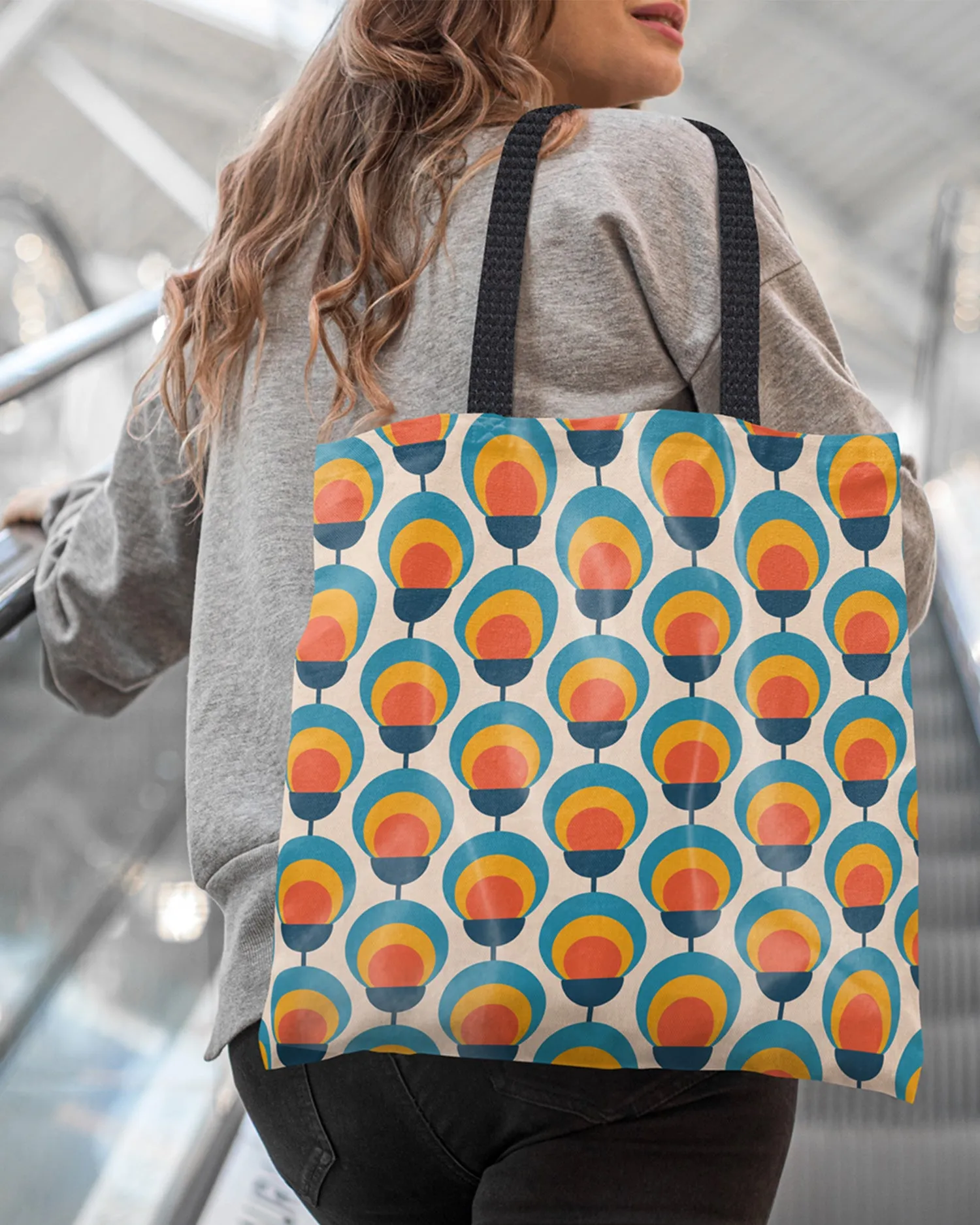 Groovy Blooms Tote Bag