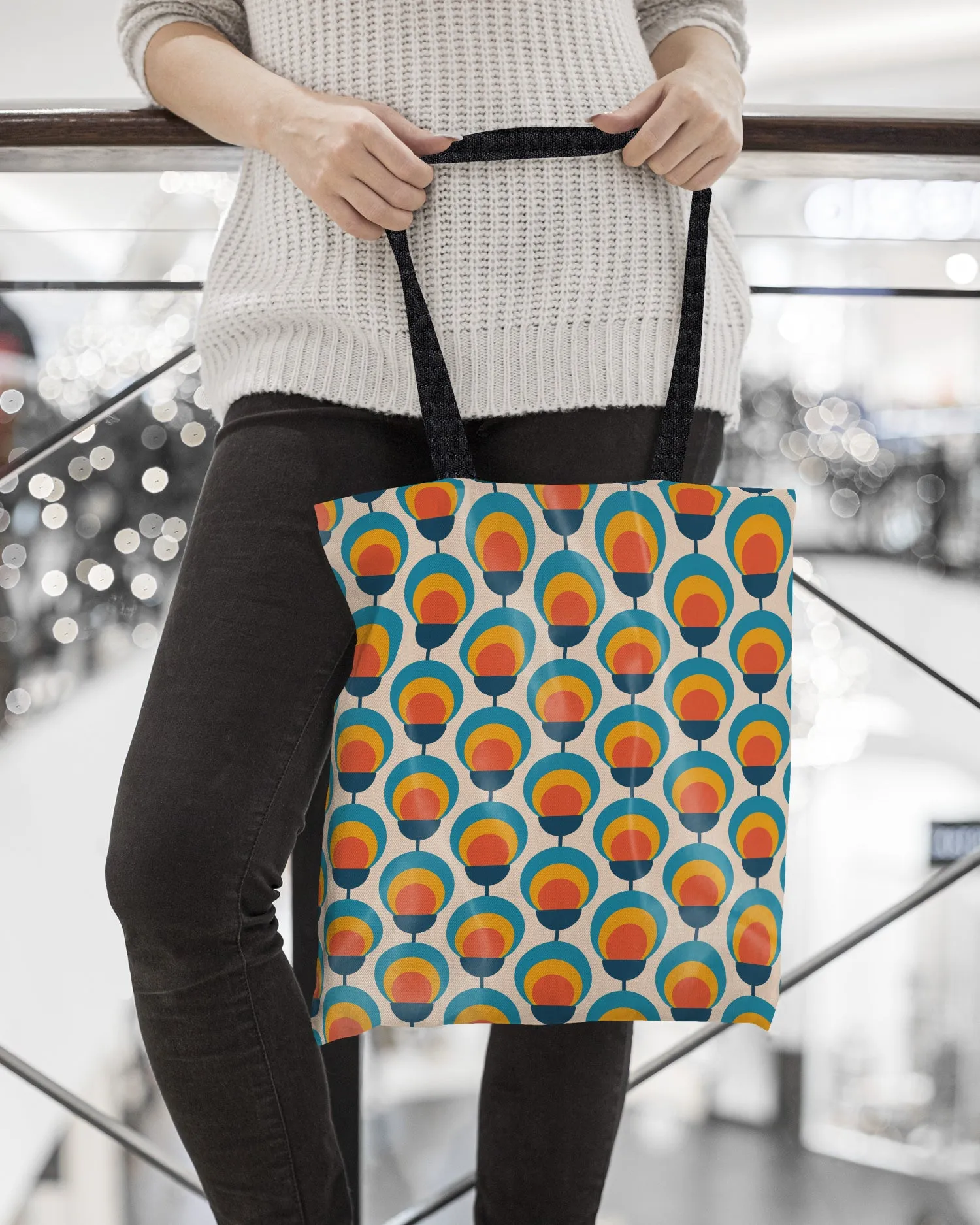Groovy Blooms Tote Bag